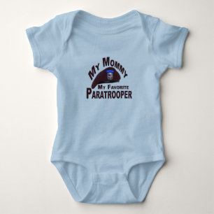 Body Para Bebê Minha Mamãe Meu Paraquedista Favorito - Bebê Jumpe
