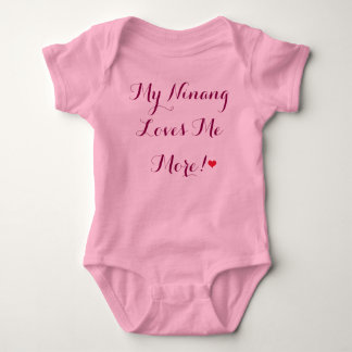 Body Para Bebê Minha Ninang Me Ama Mais!
