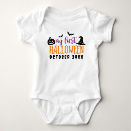 Body Para Bebê Minha Primeira Criança Bonita de Halloween Persona