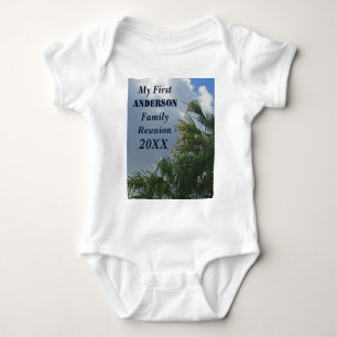 Body Para Bebê Minha Primeira Família, Resindicato Palm Trees Bea