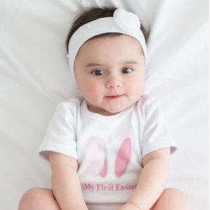 BODY PARA BEBÊ MINHA PRIMEIRA PÁSCOA