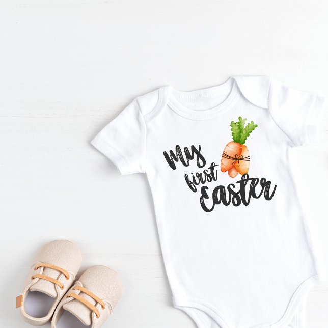 Body Para Bebê Minha primeira Páscoa (My first easter)