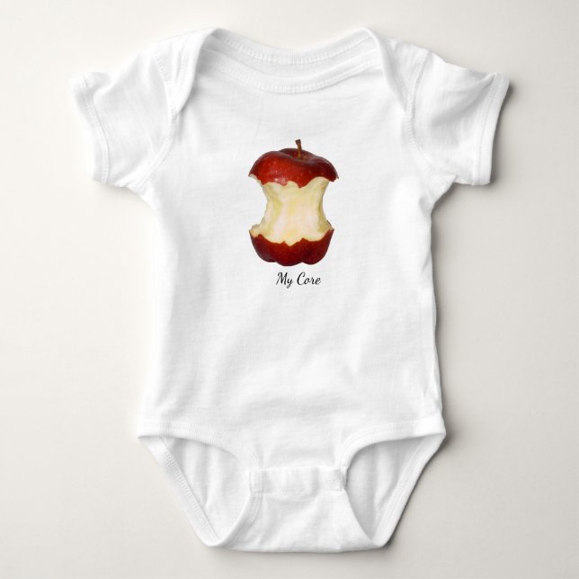 Body Para Bebê Minha roupa de bebê Core (Frente)