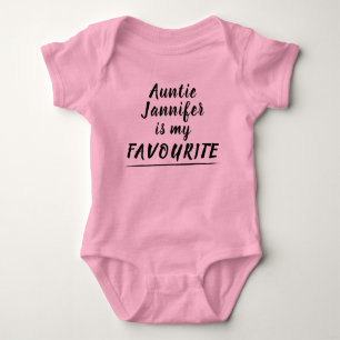 Body Para Bebê Minha Tia É Minha Favorita