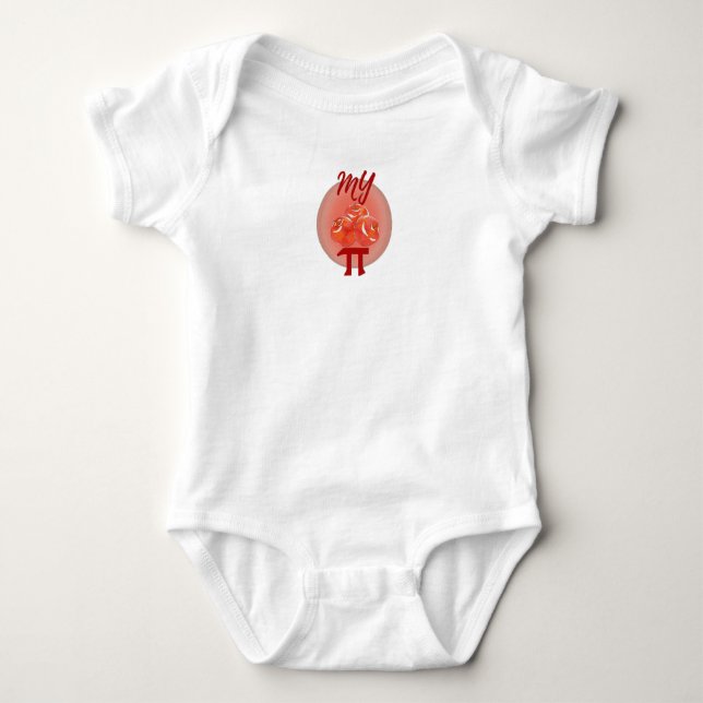 Body Para Bebê Minha torta de maçã (Frente)