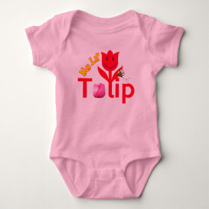 Body Para Bebê Minha tulipa de Barcelona do 🌷 do onsie da tuli