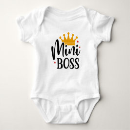 Body Para Bebê Mini Boss Baby Bodysuits