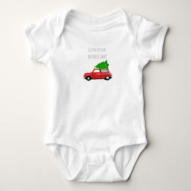 Body Para Bebê Mini Cooper Babybody Silvester (Frente)