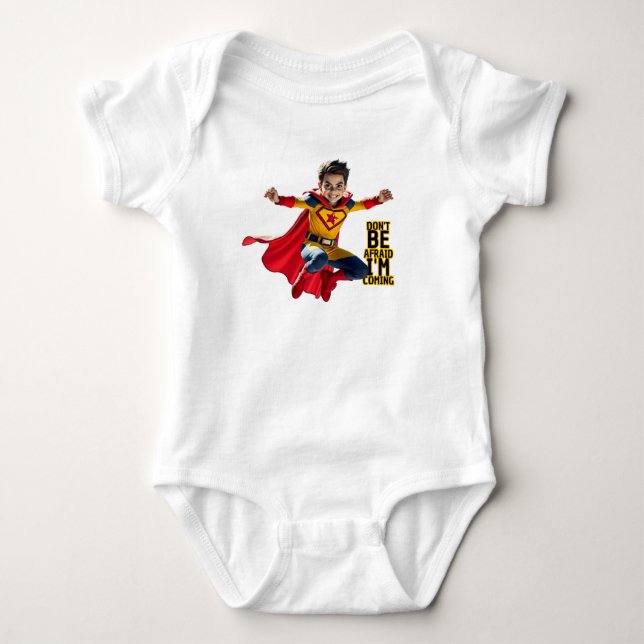 Body Para Bebê Mini Hero Mischief  (Frente)