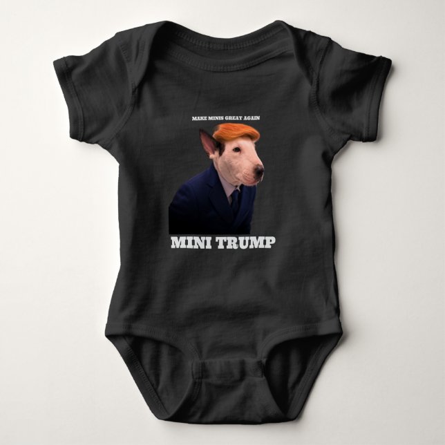 BODY PARA BEBÊ MINI TRUMP (Frente)