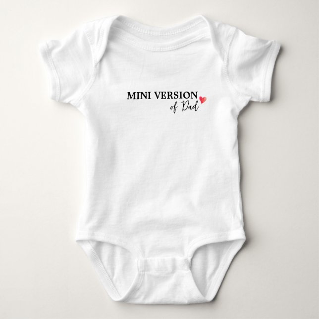 Body Para Bebê Mini Versão do Papai  (Frente)