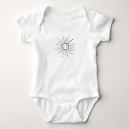 Body Para Bebê Minimalist Sun Baby Bodysuit - Cute Sunshine 