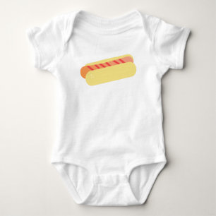 Body Para Bebê Mínimo Hotdog Foodie Fome