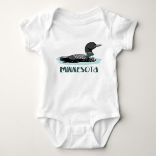 Body Para Bebê Minnesota Loon