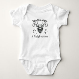 Body Para Bebê Minotauro Meu Espírito Animal Antiguamente Mitolog