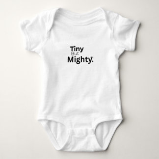 Body Para Bebê “Minúsculo Mas Poderoso.” Empoderando o Corpo de B