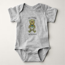 Minúsculo Rico do Milagre Bear Bear Bear Bodysuit
