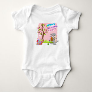 Body Para Bebê Mischievous Bunny Egg Hunt