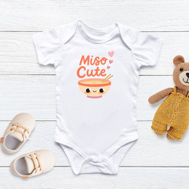 Body Para Bebê Miso Cute Baby , Adorable Ramen-Themed Baby Gift,  (Criador carregado)