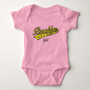 Body Para Bebê Modelo de Design de Swoosh Dourado Brooklyn