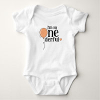 Modern Cute Orange Ballon - Maravilhoso Aniversári
