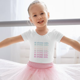 Body Para Bebê Moderno Colorido Ser Forte Frase de Inspiração de 