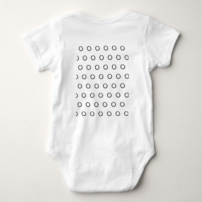 BODY PARA BEBÊ MODERNO MODERNO MODERNO SIMPLES CHIC ELEGANTE MONO (Verso)
