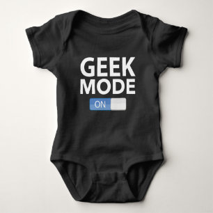 Body Para Bebê Modo de geek Ligado