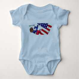 Body Para Bebê Moeda TeXit Bebê Azul