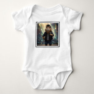 Body Para Bebê "Mohawk Capybara: Aproximando o rio!"