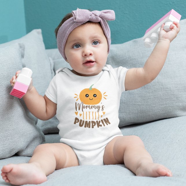 Body Para Bebê Mommy's Little Pumpkin Cute Baby (Criador carregado)