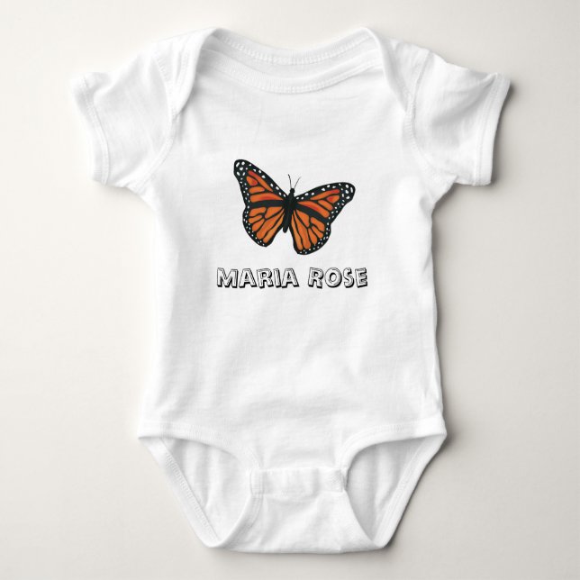 Body Para Bebê Monararyfly Baby Jersey Bodycase (Frente)