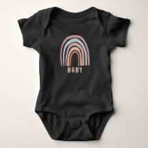 Monograma Nome do Bebê Terthy Boho Arco-Íris Neutr