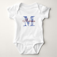 Monograma Nome personalizado Baby Boy