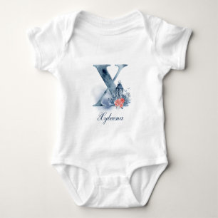 Body Para Bebê Monograma Personalizado de Nome Personalizado Ro