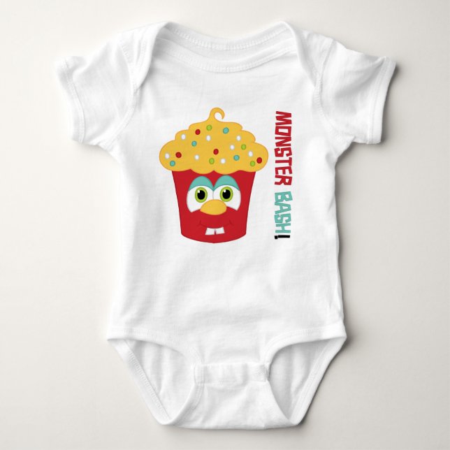 Body Para Bebê Monster Bash Body Suit (Frente)