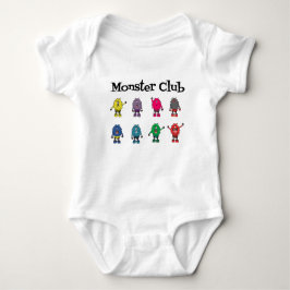 Body Para Bebê Monster Club Bebê