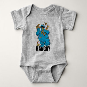 Body Para Bebê Monstro de Cookies Retro Hangry