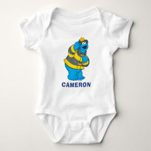 Body Para Bebê Monstro de cookies Roupa de bombeiro