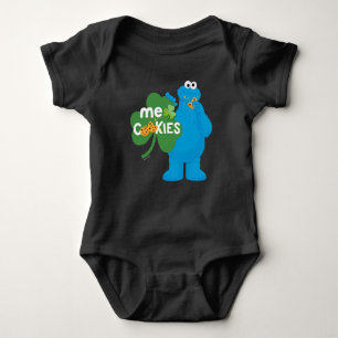 Body Para Bebê Monstro de cookies Shamrock Love