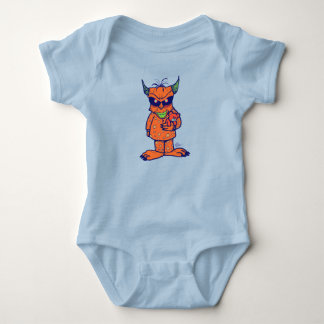 Body Para Bebê Monstro do Bedtime