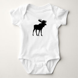 Body Para Bebê Moose Silhouette Woodland Baby Bodycase