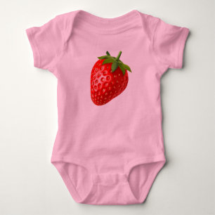Body Para Bebê Morango