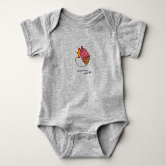 Body Para Bebê Morango gelado