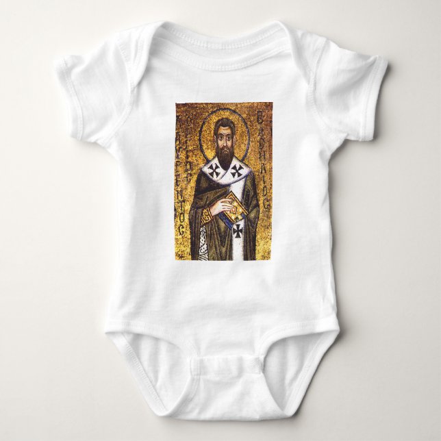 Body Para Bebê Mosaico de São Basílio Magno (Frente)