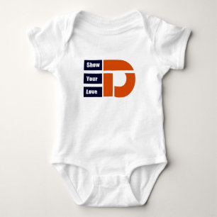 Body Para Bebê Mostre seu amor para Detroit TM