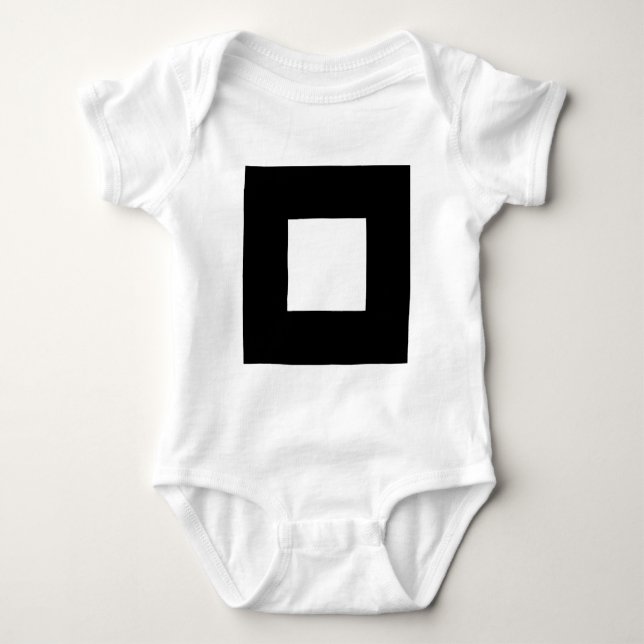 Body Para Bebê Motif ao quadrado (Frente)
