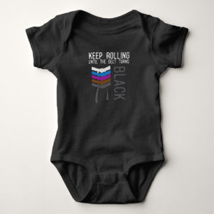 Body Para Bebê Motivação Engraçada do Cinturão Negro Jiu Jits