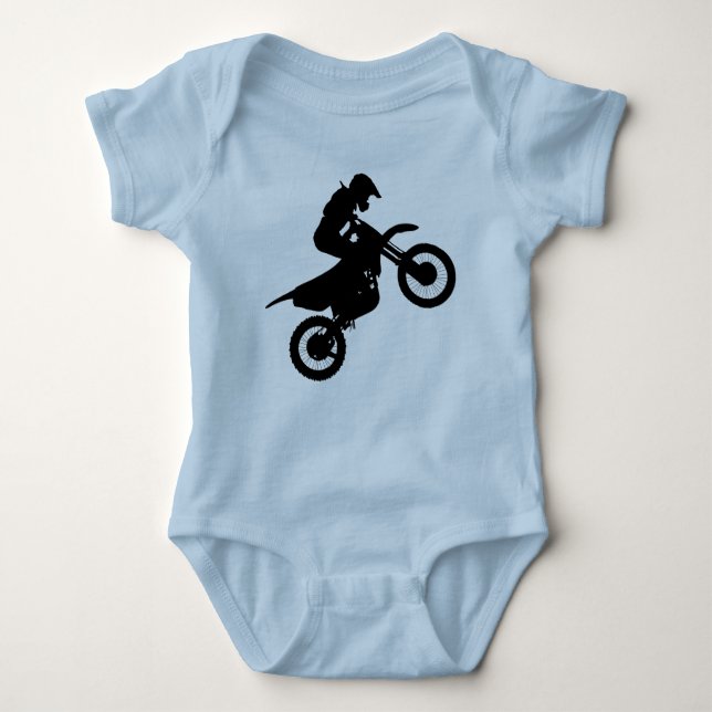 Body Para Bebê Motocross (Frente)