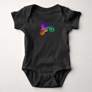 Body Para Bebê Motocross Dirt Bike Adventure - Multicolorido